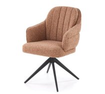 Virtuves Krēsls Halmar K570 70x56x92cm, Melns/Sarkans (V-CH-K/570-KR-CYNAMONOWY)