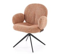 Virtuves Krēsls Halmar K568 64x65x83cm, Melns/Sarkans (V-CH-K/568-KR-CYNAMONOWY)