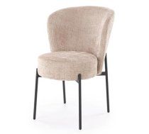 Virtuves Krēsls Halmar K590 55x66x80cm, Melns/Bēšs (V-CH-K/590-KR-BEŻOWY)