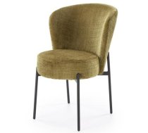 Virtuves Krēsls Halmar K590 55x66x80cm, Melns/Olīvu (V-CH-K/590-KR-OLIWKOWY)
