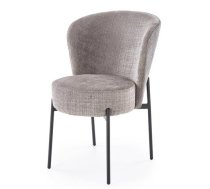 Virtuves Krēsls Halmar K590 55x66x80cm, Melns/Pelēks (V-CH-K/590-KR-POPIELATY)
