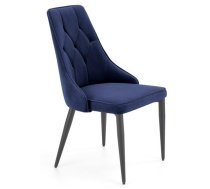 Virtuves Krēsls Halmar K365 57x52x90cm, Melns/Zils (V-CH-K/365-KR-GRANATOWY)