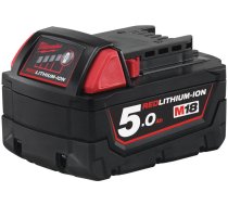 Akumulators Milwaukee M18 B5 5Ah, 18V, 100min (4932430483A)