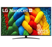 Televizors LG 65NANO81A3A 65"(165cm) NanoCell 4K UHD (3840x2160) Melns
