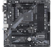 Mātesplate Asrock Pro4 MicroATX, AMD B450, DDR4 (B450M PRO4 R2.0)