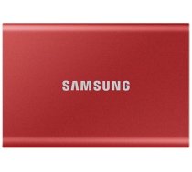 Ārējais Cietais Disks SSD Samsung T7, 500GB, Sarkans (MU-PC500R/WW)