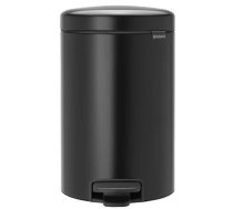 Atkritumu Tvertne (Miskaste) Brabantia Vannas Istabai NewIcon Ar Pedāli Un Vāku, 20l, Melna (22111846)
