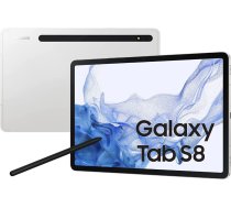 Samsung Galaxy Tab S8 Planšete 128GB Sudraba (SM-X700NZSAEUE)