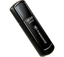 USB Zibatmiņa Transcend JetFlash 350 2.0, 64GB, Melna (TS64GJF350)