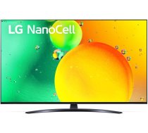 LG 65NANO763QA 65" (164cm) NanoCell 4K UHD (3840x2160) Televizors Melns
