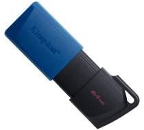 USB Zibatmiņa Kingston DataTraveler Exodia M 3.2, 64GB, Melna/Zila (DTXM/64GB)