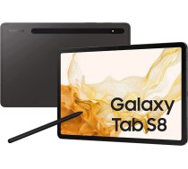 Planšete Samsung Galaxy Tab S8 LTE 128GB Pelēka (SM-X706BZAAEUE)
