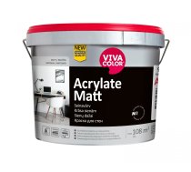 Sienas krāsa Vivacolor Acrylate Matt A Mitrumizturīga, matēta , 9L