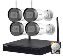 Viedā IP Kamera Imou Bullet Lite 4pcs + Wireless Recorder White (NVR1104HS-W-4KS2/4-G22)