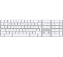 Klaviatūra Apple Magic Keyboard With Touch ID and Numeric Keypad SE Balta (MK2C3S/A)
