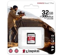Atmiņas Karte Kingston SDR2/32GB SD 32GB, 300MB/s, Balta/Melna/Sarkana