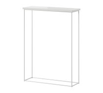 Bāra Galds Adrk Sili, 20x60x80cm, Balts (CT-SIL-W-WS)