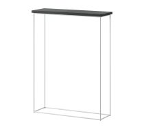 Bāra Galds Adrk Sili, 20x60x80cm, Melns/Balts (CT-SIL-W-B)