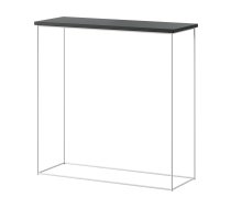 Bāra Galds Adrk Milan, 30x80x80cm, Melns/Balts (CT-MIL-W-B)