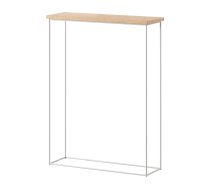 Bāra Galds Adrk Sili, 20x60x80cm, Ozols/Balts (CT-SIL-W-OL)