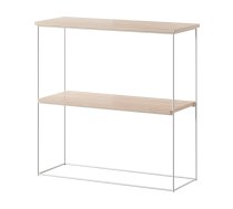 Bāra Galds Adrk Toni, 30x80x80cm, Sonoma Ozols/Balts (CT-TON-W-S)