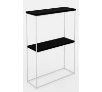 Bāra Galds Adrk Velo, 60x80x80cm, Melns/Balts (CT-VEL-W-B)
