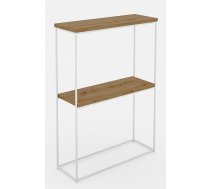 Bāra Galds Adrk Velo, 60x80x80cm, Artisan Ozols/Balts (CT-VEL-W-A)