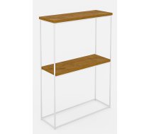 Bāra Galds Adrk Velo, 60x80x80cm, Ozols/Balts (CT-VEL-W-OL)