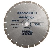 Dimanta Betona Griešanas Disks Specialist+ Galactica 300mm (11/2-0300)