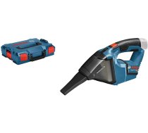 Rokas Putekļu Sūcējs Bosch GAS 12V + L-BOXX 102 Bezvadu Bez Akumulatora Un Lādētāja Blue/Black (06019E3001)