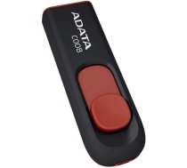 USB Zibatmiņa Adata C008 2.0, 32GB, Melna/Sarkana (AC008-32G-RKD)