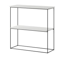 Bāra Galds Adrk Toni, 30x80x80cm, Balts/Melns (CT-TON-B-WS)