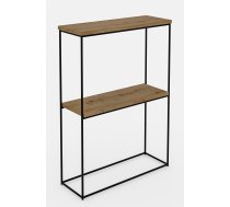 Bāra Galds Adrk Velo, 60x80x80cm, Artisan Ozols/Melns (CT-VEL-B-A)