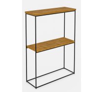 Bāra Galds Adrk Velo, 60x80x80cm, Ozols/Melns (CT-VEL-B-OL)