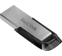 USB Zibatmiņa SanDisk Ultra Flair 3.0, 32GB, Nerūsējošā tērauda/Melna (SDCZ73-032G-G46)