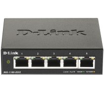 Komutators D-Link DGS-1100-05V2/E Melns