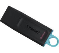 USB Zibatmiņa Kingston DataTraveler Exodia 3.2, 64GB, Melna (DTX/64GB)