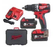 Akumulatora Skrūvgriezis/Urbjmašīna Milwaukee M18 CBLDD-502C 18V 2x5Ah (4933464556)