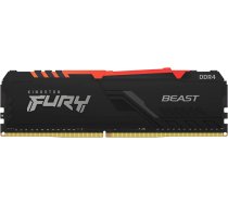 Operatīvā Atmiņa Kingston Fury Beast RGB KF432C16BBA/16 DDR4 16GB 3200MHz CL16 Melna