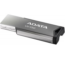 USB Zibatmiņa Adata UV350 3.2, 32GB, Sudraba (AUV350-32G-RBK)