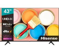 Televizors Hisense 43A6BG 43" (108cm) LED 4K UHD (3840x2160) Melns