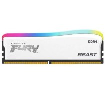 Operatīvā Atmiņa Kingston Fury Beast RGB KF436C18BWA/16 DDR4 16GB 3600MHz CL18 Balta