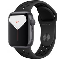 APPLE Viedpulkstenis Watch Series 5 Nike+ 40mm Gray/Black (MX3T2)