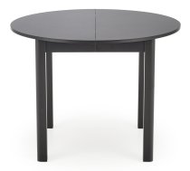 Koka Virtuves Galds Halmar Ringo, 102x102-142x76cm, Melns (V-PL-RINGO-ST-CZARNY/CZARNY)