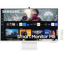 Monitors Samsung LS32CM801UUXDU 32, 4K UHD 3840x2160px 16:9, Balts