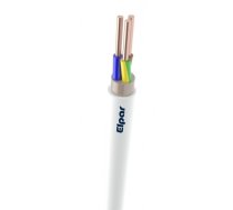 Instalācijas kabelis Elpar (N)YM-J 3x1.5mm², balts, 100m (5901854409382)