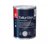 Caurspīdīga lazūra Tikkurila Taika Glaze ar metālisku Perlamutra efektu, sudraba HL 0,9 L