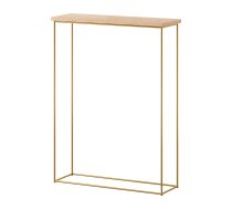 Bāra Galds Adrk Sili, 20x60x80cm, Ozols/Zelts (CT-SIL-G-OL)