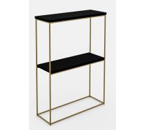 Bāra Galds Adrk Velo, 60x80x80cm, Melns/Zelts (CT-VEL-G-B)