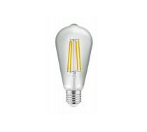 LED spuldze, FILAMENT, A-G, ST64, 4000K, E27, 6,0W, AC220-240V, 360°, 600lm, 52mA